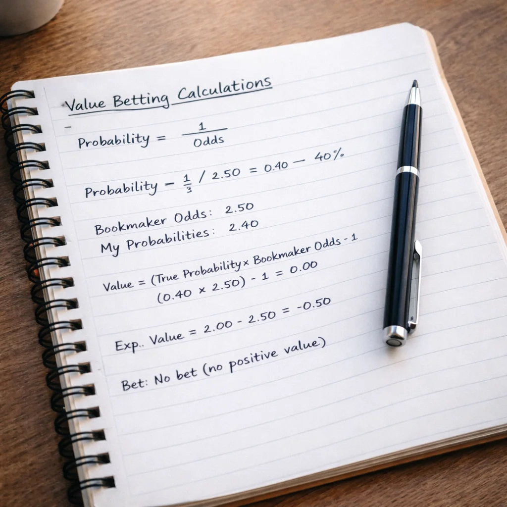 Odds comparison and probability calculation